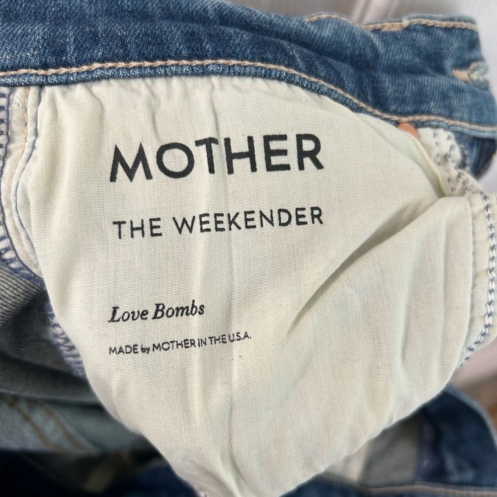 MOTHER Blue Flare Jeans - Picture 5 of 6